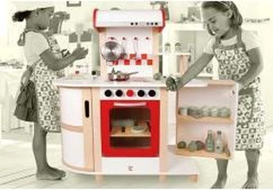 Hape Multifunctionele Houten Keuken 6 Hape Multifunctionele Houten Keuken - Afbeelding 4