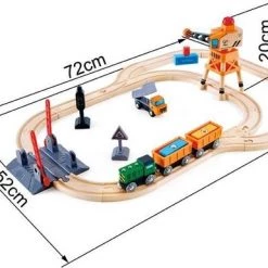 Hape-treinbaan- Hout- Magneetkraan- 34 Delig -duurzamer-speelgoed Verkoop 550x385 4