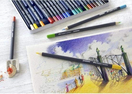 Faber-Castell Grafietpotlood - GRIP 2001 - HB - Met Gum - FC-117200 4 Faber-Castell Grafietpotlood - GRIP 2001 - HB - Met Gum - FC-117200 - Afbeelding 3