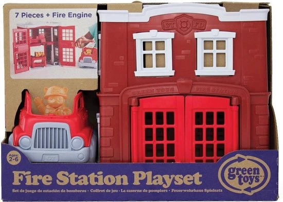 Green Toys Inc Brandweer Kazerne - Green Toys 6 Green Toys Inc Brandweer Kazerne - Green Toys - Afbeelding 4
