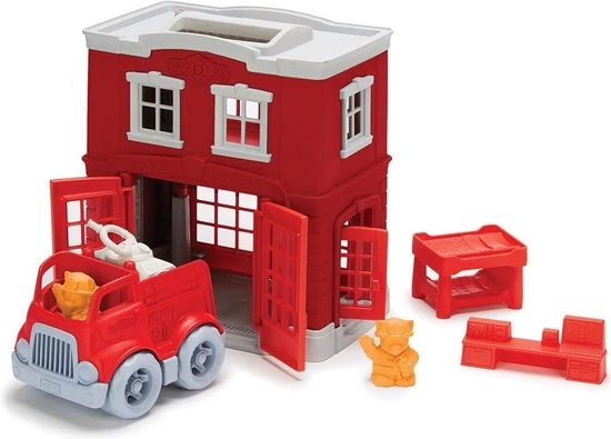 Green Toys Inc Brandweer Kazerne - Green Toys 3 Green Toys Inc Brandweer Kazerne - Green Toys