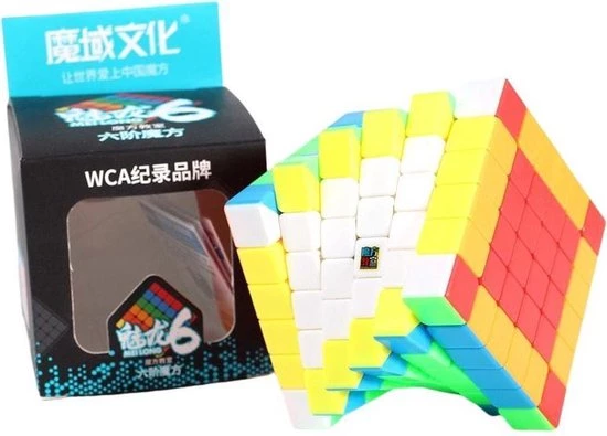 6x6 Speedcube - Puzzel Cube- Stickerless Kubus - Moyu Meilong 7 6x6 Speedcube - Puzzel Cube- Stickerless Kubus - Moyu Meilong - Afbeelding 5