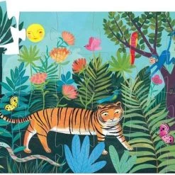Djeco - Djeco Silhouetpuzzel 'Wandeling Van De Tijger'