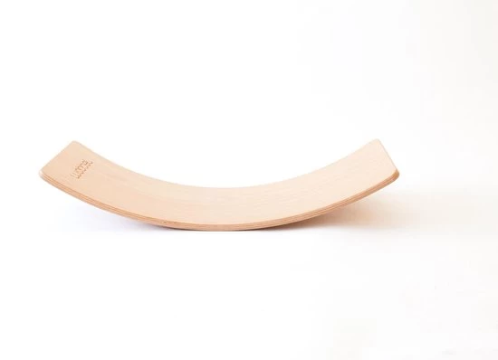 Wobbel Starter Zonder Vilt - Houten Balance Board Van 70 Centimeter - Geschikt Voor 0 Tot 3 Jaar 4 Wobbel Starter Zonder Vilt - Houten Balance Board Van 70 Centimeter - Geschikt Voor 0 Tot 3 Jaar - Afbeelding 2