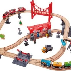 Hape Treinset 51-delig