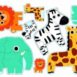 Djeco Diertjes Uit De Zoo - 4 Puzzels - 3, 4, 5 En 6 Stukjes -duurzamer-speelgoed Verkoop 550x400 1