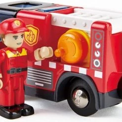 Hape Brandweerauto Met Sirene Hout 9,5 Cm -duurzamer-speelgoed Verkoop 550x401 1