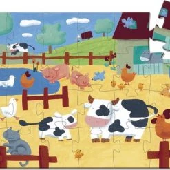 Djeco Puzzel Koe | Voor Kinderen | 24 Stukjes -duurzamer-speelgoed Verkoop 550x401 2