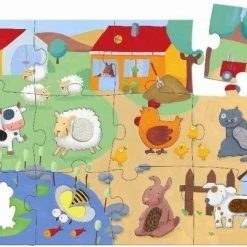 Djeco Voelpuzzel Boerderij - 12 Stukjes 16 Djeco Voelpuzzel Boerderij - 12 Stukjes -duurzamer-speelgoed Verkoop 550x402