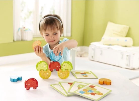 Haba Spel Stapelspel Waggelfanten 4 Haba Spel Stapelspel Waggelfanten - Afbeelding 2