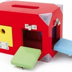 Small Foot Company """Motoriek Spel """"Slot Kist""""""" -duurzamer-speelgoed Verkoop 550x404 6