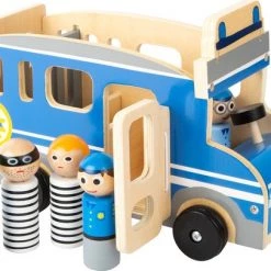 Small Foot Company Small Foot Politiebus Xl Hout Jongens 30 Cm Blauw 6-delig -duurzamer-speelgoed Verkoop 550x406 9