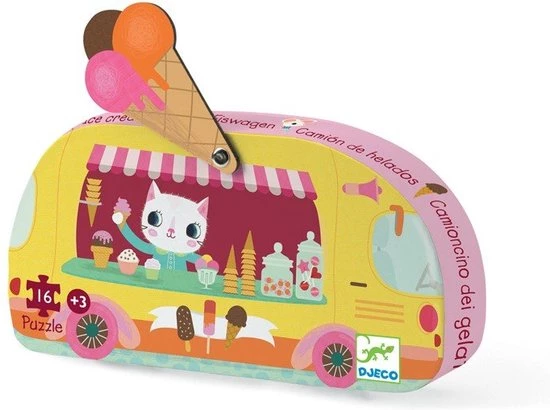 Djeco Puzzel Ijscowagen 9 Djeco Puzzel Ijscowagen - Afbeelding 7