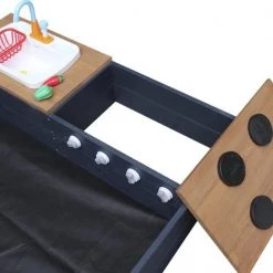 AXI Kelly Zandbak Met Speelkeuken Antraciet/bruin - Wastafel Incl. 17-delige Accessoire-set - Inclusief Afdekzeil En Gronddoek -duurzamer-speelgoed Verkoop 550x412 10