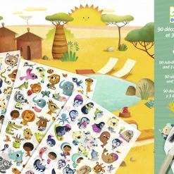 DJECO Stickerset ,Savannah, Woestijn En Noordpool -duurzamer-speelgoed Verkoop 550x418 8