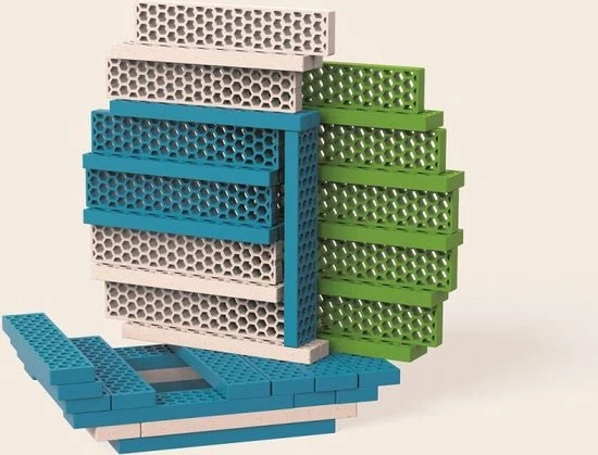 Bioblo - Colour Combo Friend Ship - 40 Blocks 4 Bioblo - Colour Combo Friend Ship - 40 Blocks - Afbeelding 2