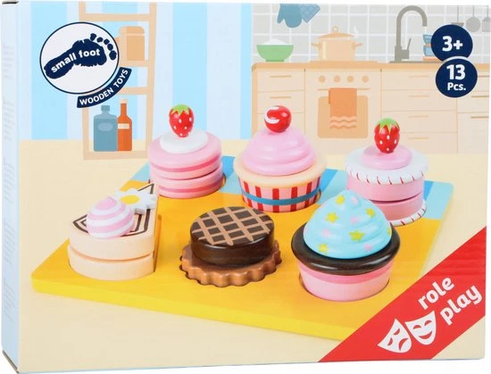 Small Foot Company Small Foot Houten Cupcakes En Gebak 5 Small Foot Company Small Foot Houten Cupcakes En Gebak - Afbeelding 3