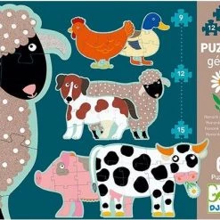 Djeco - Boerderijdieren 6in1 Legpuzzel - Honor? En Zijn Vriendjes