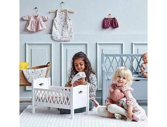 CamCam Copenhagen Cam Cam Poppenbed Matras Creme Wit 4 CamCam Copenhagen Cam Cam Poppenbed Matras Creme Wit - Afbeelding 2