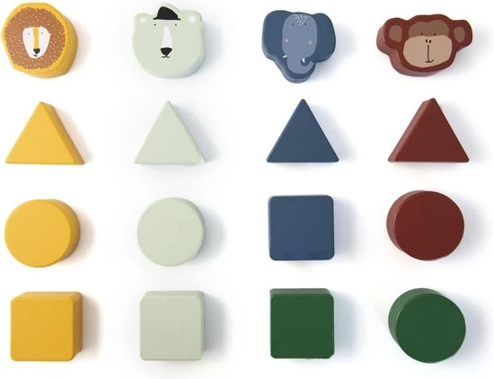 Trixie Houten Vormendoos | Vormenstoof | Dieren | Houten Speelgoed | Sorteerdoos 4 Trixie Houten Vormendoos | Vormenstoof | Dieren | Houten Speelgoed | Sorteerdoos - Afbeelding 2