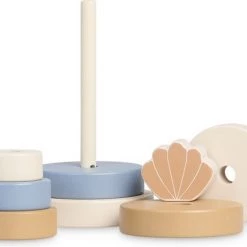 Jollein Houten Stapeltoren - Shell - Blue -duurzamer-speelgoed Verkoop 550x429 8