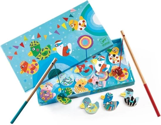 Djeco Magnetisch Visspel Eendjes Fishing Duck 3 Djeco Magnetisch Visspel Eendjes Fishing Duck