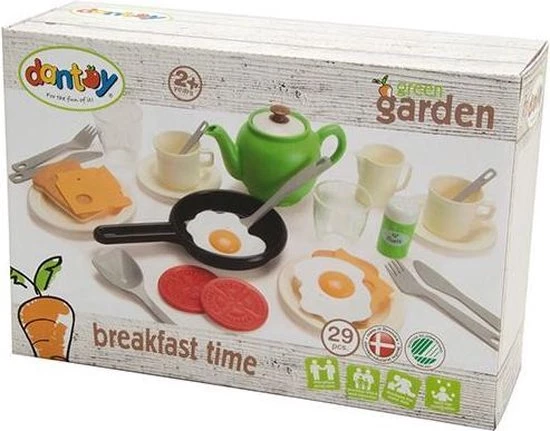 Dantoy Ontbijtset Groen 29-dlg 3 Dantoy Ontbijtset Groen 29-dlg