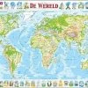 Larsen Legpuzzel Maxi Wereld - 80 Stukjes