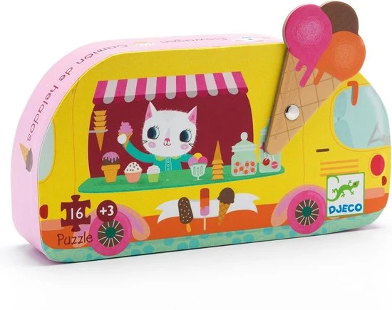 Djeco Puzzel Ijscowagen 5 Djeco Puzzel Ijscowagen - Afbeelding 3