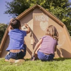 Kartonnen Speeltent Voor Kinderen - De KarTent Junior Speeltent Binnen - Cadeau Van Sinterklaas Cadeau - Hobbykarton - KarTent -duurzamer-speelgoed Verkoop 550x436 1