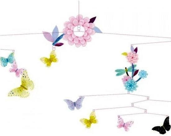 Djeco - Mobiel Vlinders 3 Djeco - Mobiel Vlinders