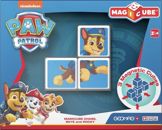 Geomag MagiCube - Constructiespeelgoed - PAW Patrol Chase, Skye, Rocky 7 Geomag MagiCube - Constructiespeelgoed - PAW Patrol Chase, Skye, Rocky - Afbeelding 5