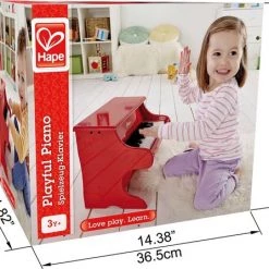 Hape Piano - Speelgoedinstrument - Rood -duurzamer-speelgoed Verkoop 550x447