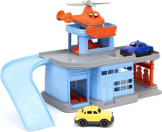Green Toys - Parkeergarage Speelset 8 Green Toys - Parkeergarage Speelset - Afbeelding 6