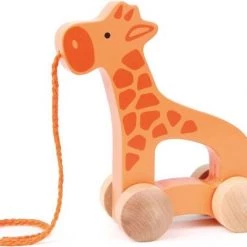 Hape Houten Trekfiguur Push & Pull Giraffe 15 Cm Oranje -duurzamer-speelgoed Verkoop 550x451 4