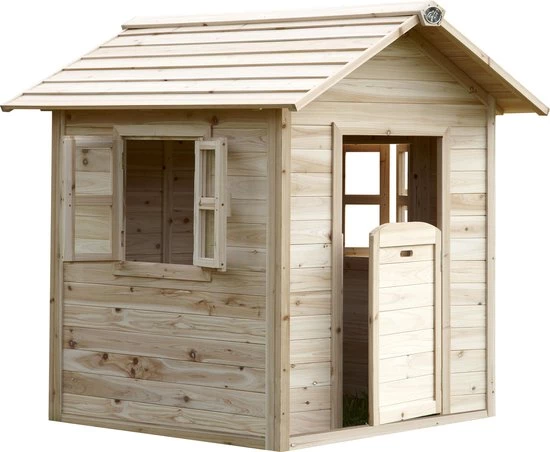 AXI Noa Speelhuis In Bruin - Speelhuisje Voor De Tuin / Buiten - FSC Hout - Tuinhuisje Voor Kinderen - 10 Jaar Garantie! 4 AXI Noa Speelhuis In Bruin - Speelhuisje Voor De Tuin / Buiten - FSC Hout - Tuinhuisje Voor Kinderen - 10 Jaar Garantie! - Afbeelding 2