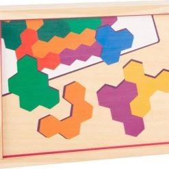 Small Foot Company Small Foot - Hexagon Wooden Puzzle Learning Game 13 Small Foot Company Small Foot - Hexagon Wooden Puzzle Learning Game -duurzamer-speelgoed Verkoop 550x460 2