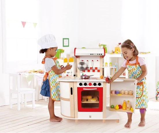 Hape Multifunctionele Houten Keuken 4 Hape Multifunctionele Houten Keuken - Afbeelding 2