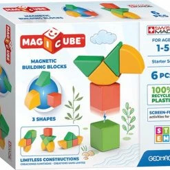 Geomag Magicube 3 Recyclede Vormen Starters Set 6-delig