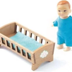 Djeco Baby & Bed | Poppenhuis Accessoires