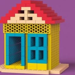 Bioblo Bouwset - Hello Box Rainbow-Mix Met 100 Stenen -duurzamer-speelgoed Verkoop 550x467 4