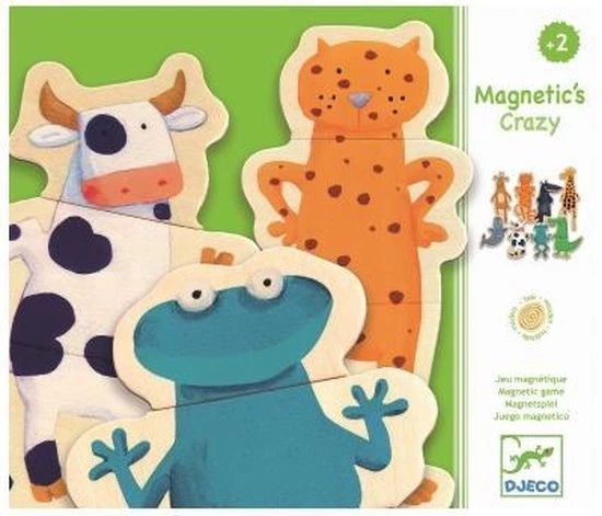 DJECO - Puzzel Gekke Dieren - 24 Stuk(s) 7 DJECO - Puzzel Gekke Dieren - 24 Stuk(s) - Afbeelding 5