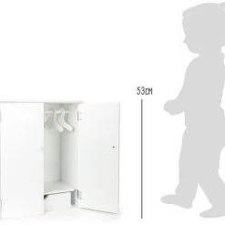 Small Foot Company Small Foot Houten Poppen Kledingkast 53 Cm Wit -duurzamer-speelgoed Verkoop 550x473 11