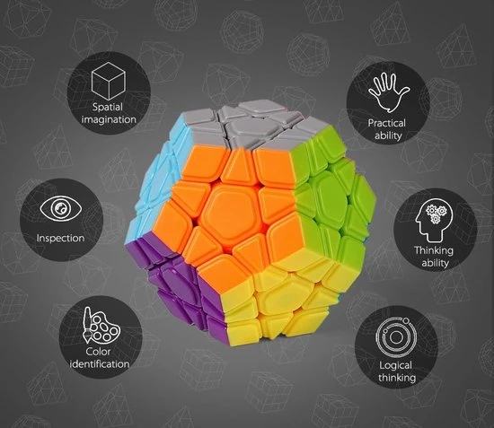 Moyu Meilong Megaminx, Pyraminx, Skewb, Square1 Kado Box 14 Moyu Meilong Megaminx, Pyraminx, Skewb, Square1 Kado Box - Afbeelding 12