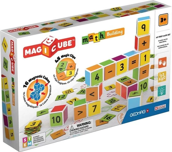 Geomag Magicube Leren Rekenen Junior 61-delig 3 Geomag Magicube Leren Rekenen Junior 61-delig