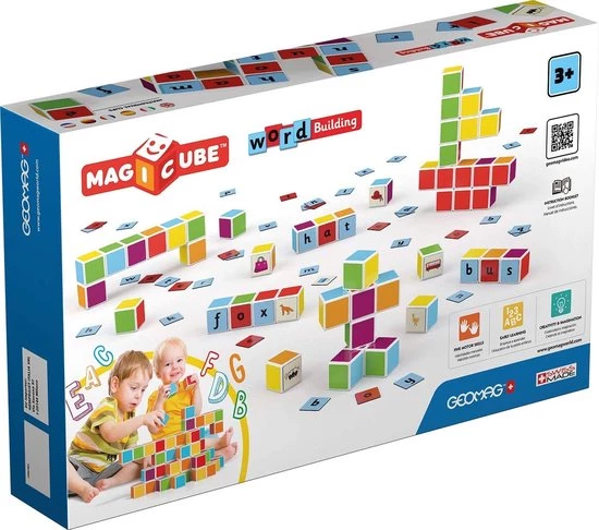 Geomag Magicube Woorden Leren Junior 79-delig 4 Geomag Magicube Woorden Leren Junior 79-delig - Afbeelding 2