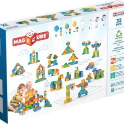 Geomag - Magicube 4 Shapes Recycled World 32 (203) -duurzamer-speelgoed Verkoop 550x487 5