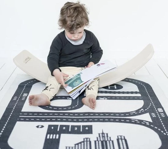 Wobbel - Original - Blank Gelakt Met Vilt - Grijs 13 Wobbel - Original - Blank Gelakt Met Vilt - Grijs - Afbeelding 11