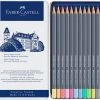 Faber-Castell - Aquarelpotlood -Goldfaber - Blik 12st. - Pastel - FC-114622