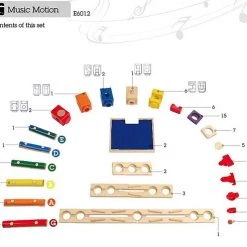 Hape Quadrilla Muziek En Beweging - Houten Knikkerbaan -duurzamer-speelgoed Verkoop 550x492 13